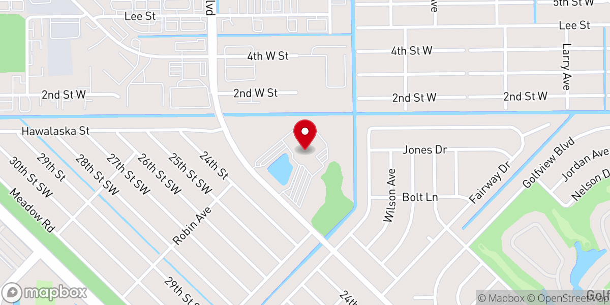 Map showing location of New Life Assembly Of God Church - Food Pantry