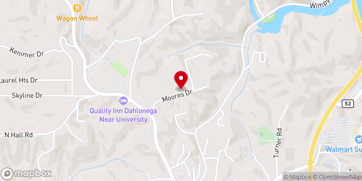 Map showing location of The Spiritual Voices