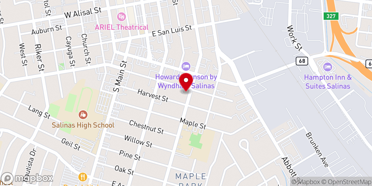 Map showing location of Cornerstone Christian Fellowship