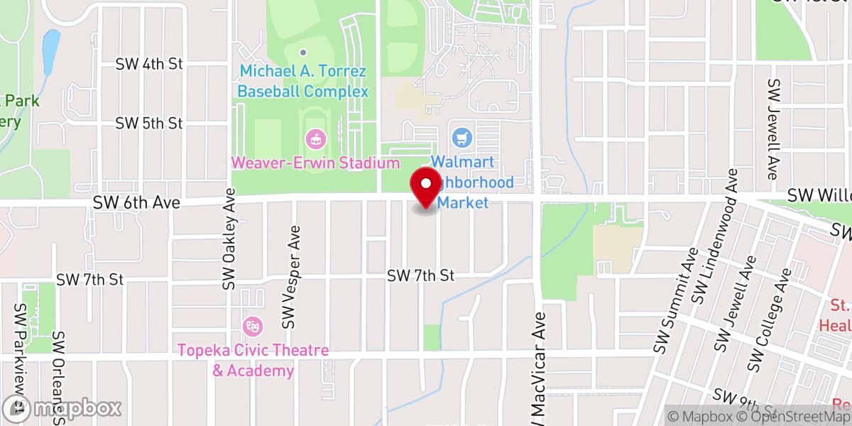 Map showing location of Exodus Ministries Inc