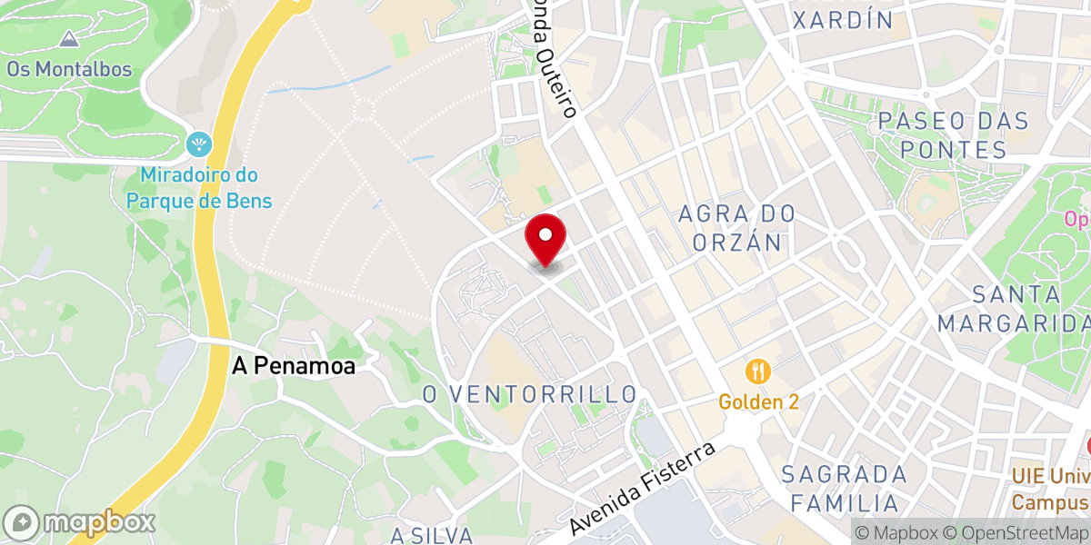 Map showing location of Marmoles Mourelle Amado