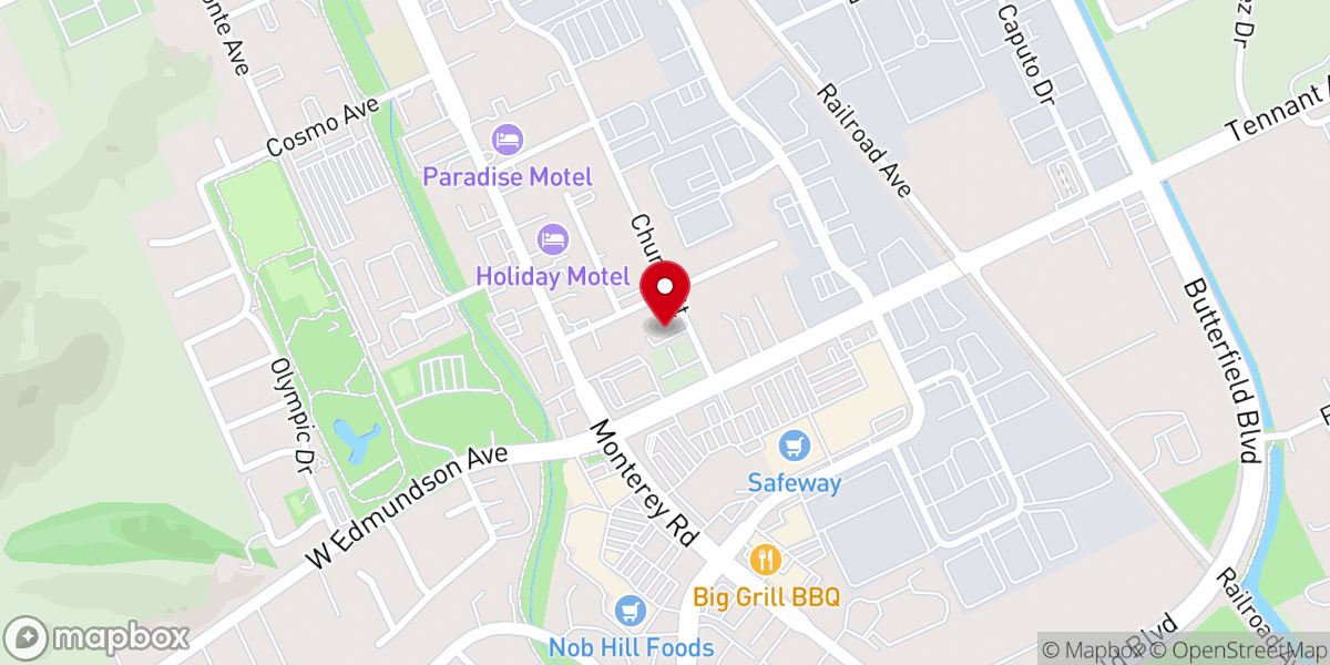 Map showing location of Primavera Gardens Facility