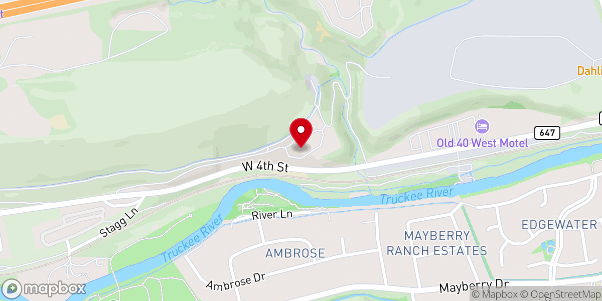 Map showing location of Mt Rose Reformed OPC
