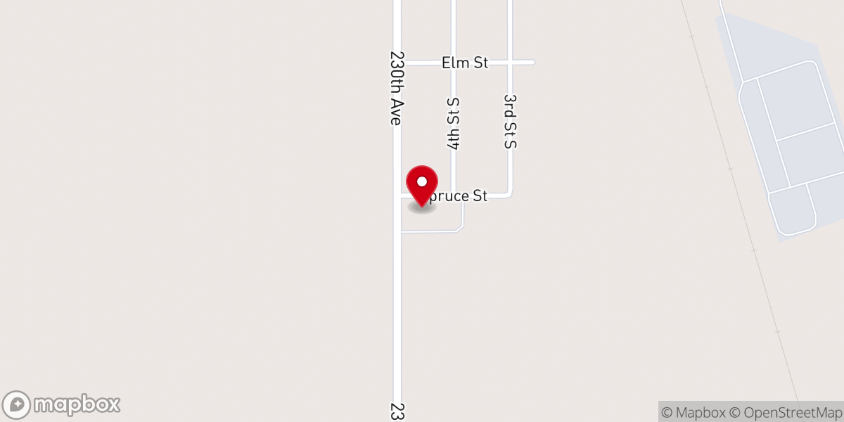 Map showing location of Our Savior's Lutheran Church