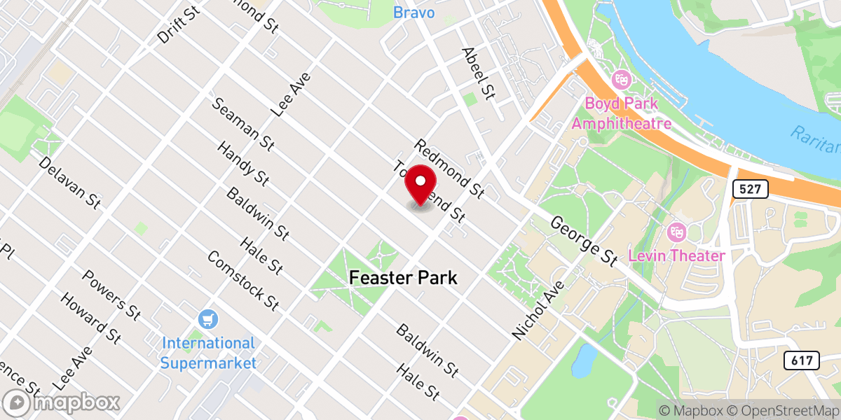 Map showing location of Holy Family Parish