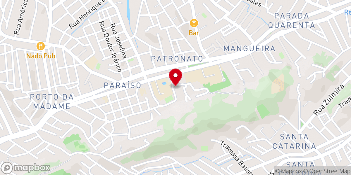Map showing location of Igreja Matriz Nossa Senhora Aparecida