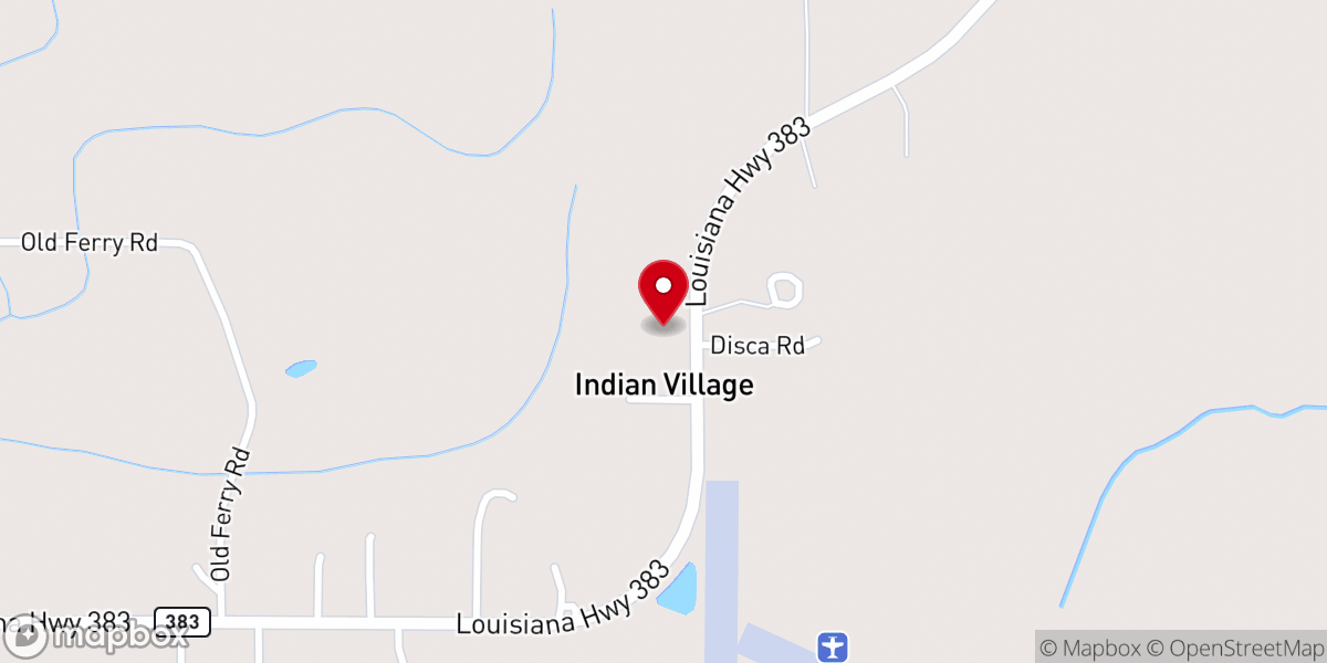 Map showing location of Indian Village Baptist Church