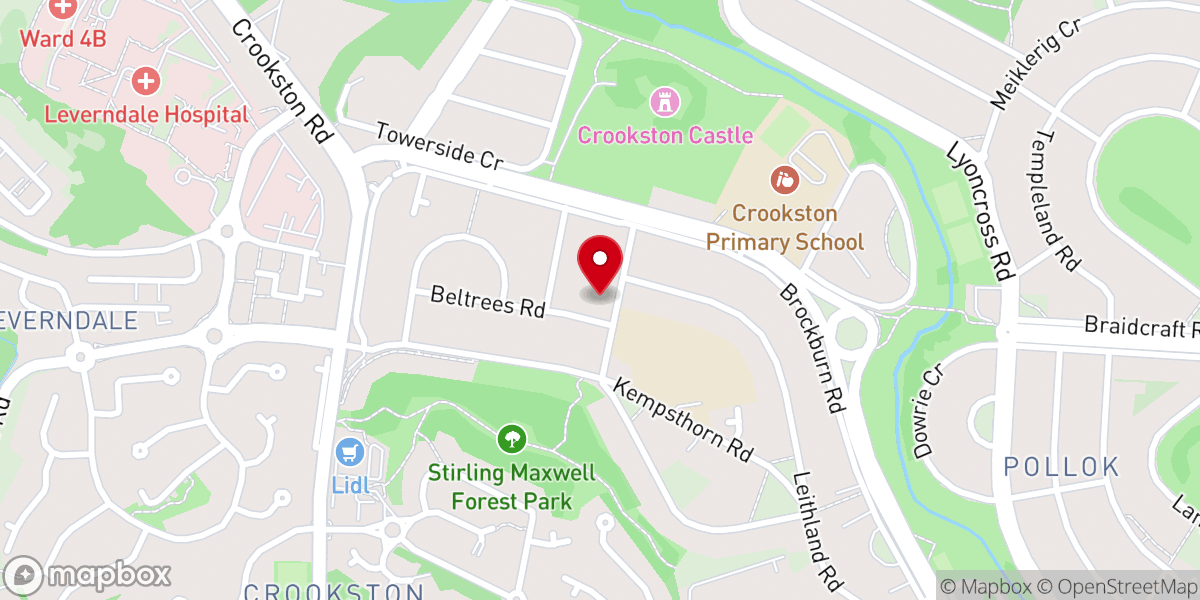 Map showing location of Saint James the Great Catholic Church