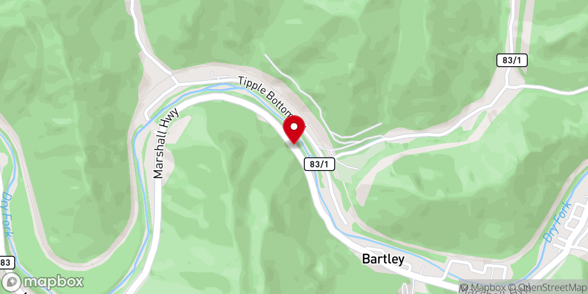 Map showing location of Barker Charlie