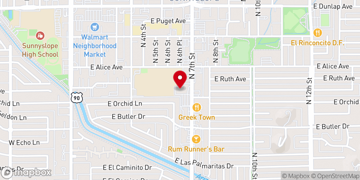 Map showing location of Most Holy Trinity Catholic Parish