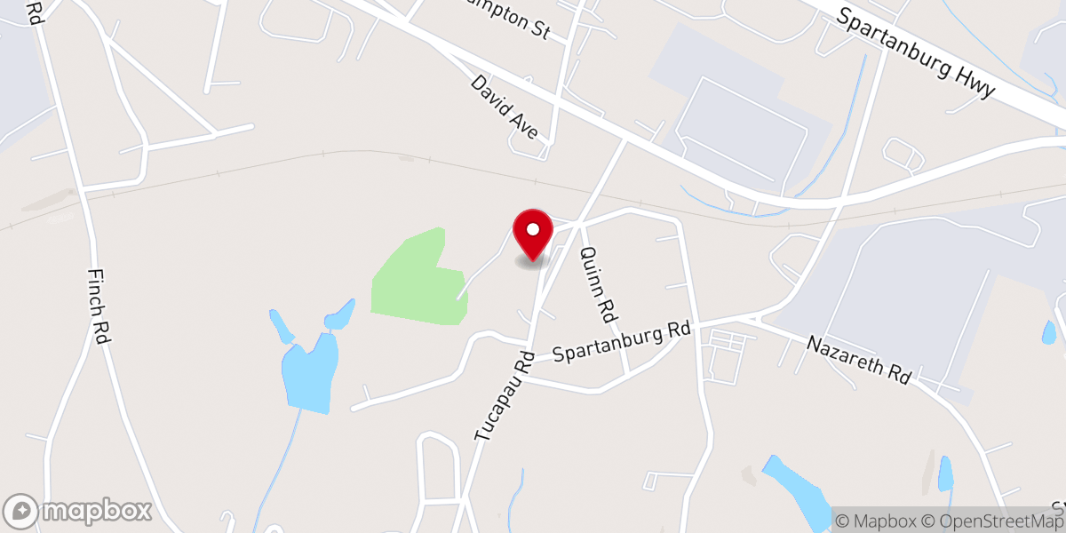 Map showing location of Startex Church of God