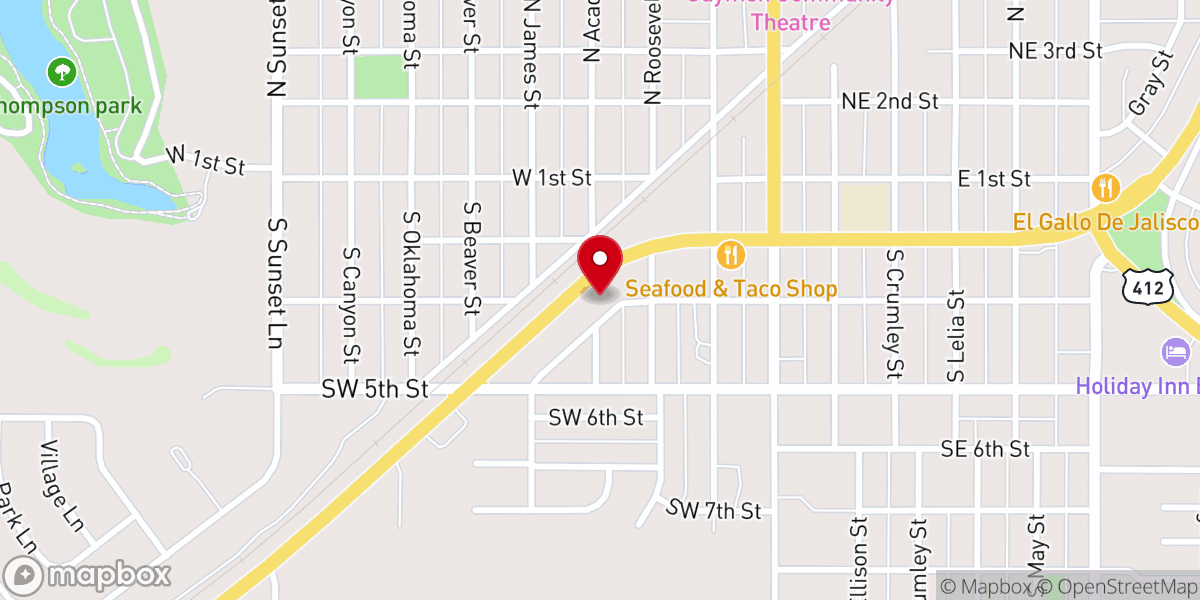 Map showing location of The 3 And The 30