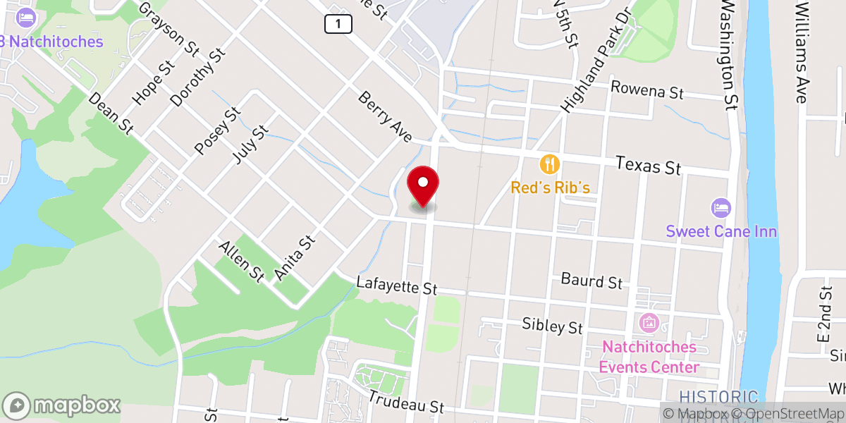 Map showing location of Dickerson House of Prayer