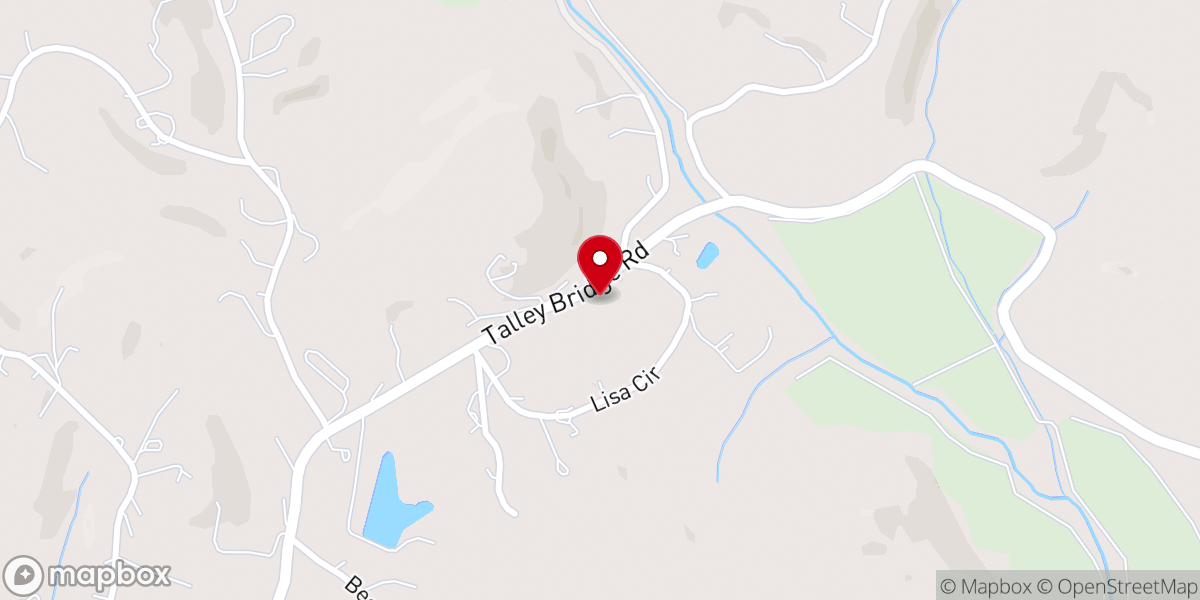 Map showing location of Walnut Grove Church