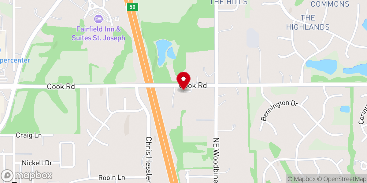 Map showing location of Present Truth Fellowship Church