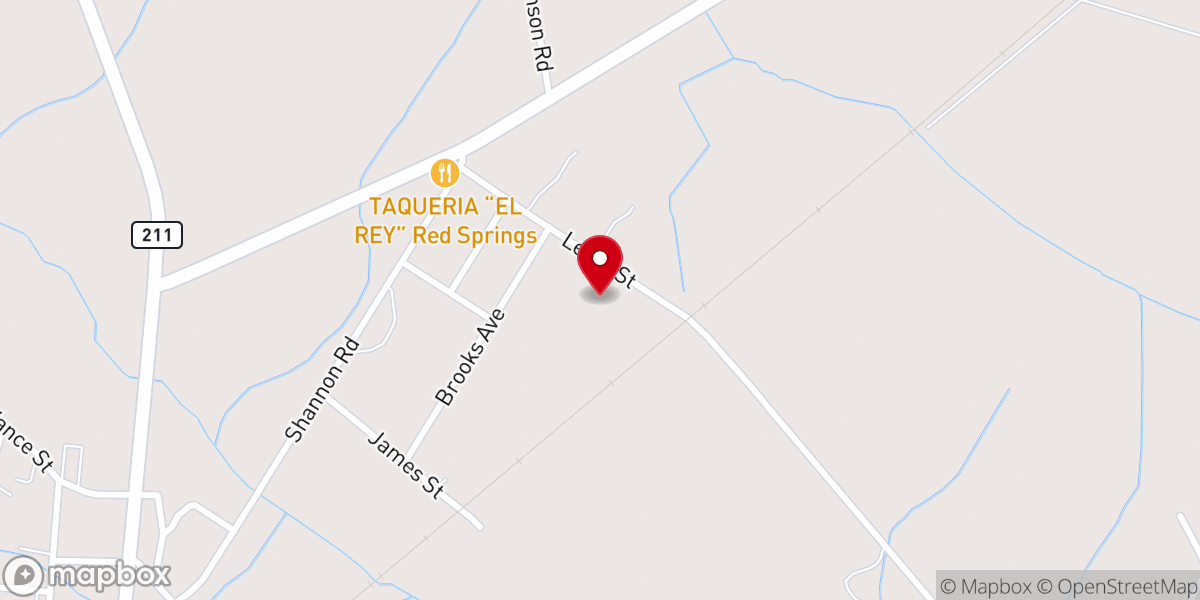 Map showing location of United Pentecostal Church