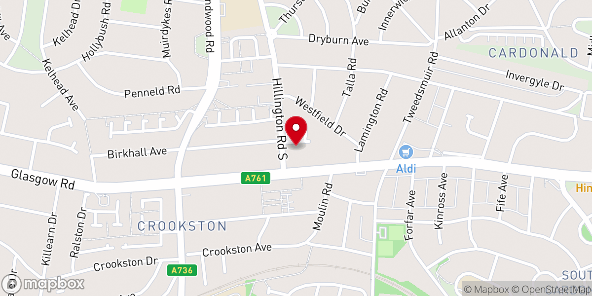 Map showing location of The Church of the Good Shepherd