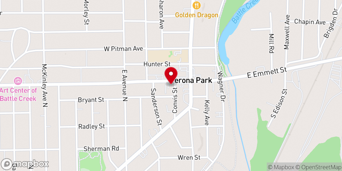 Map showing location of Iglesia Evangelica Misionera Hispana