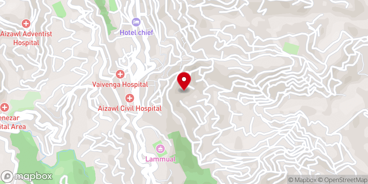 Map showing location of Chhinga Veng South Presbyterian Church