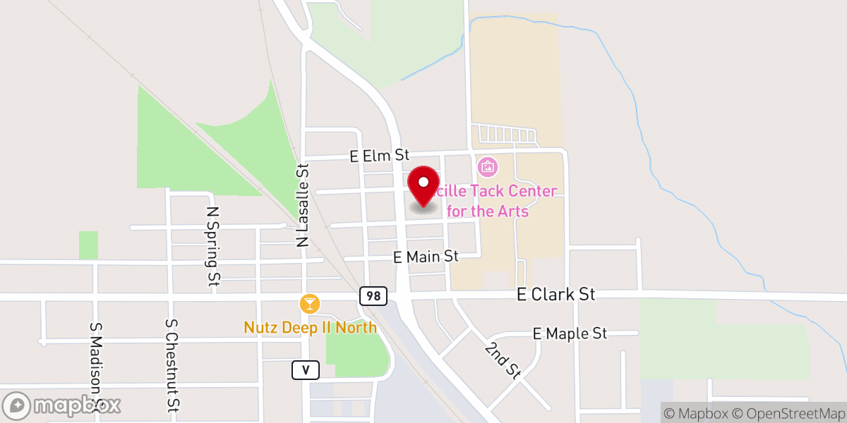 Map showing location of Lighthouse Baptist Church