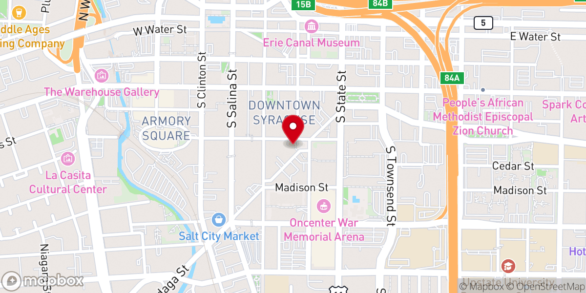 Map showing location of Cathedral of the Immaculate Conception