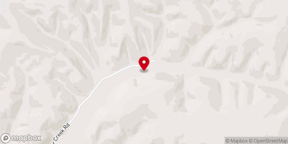 Map showing location of Little Clear Creek Holiness Church