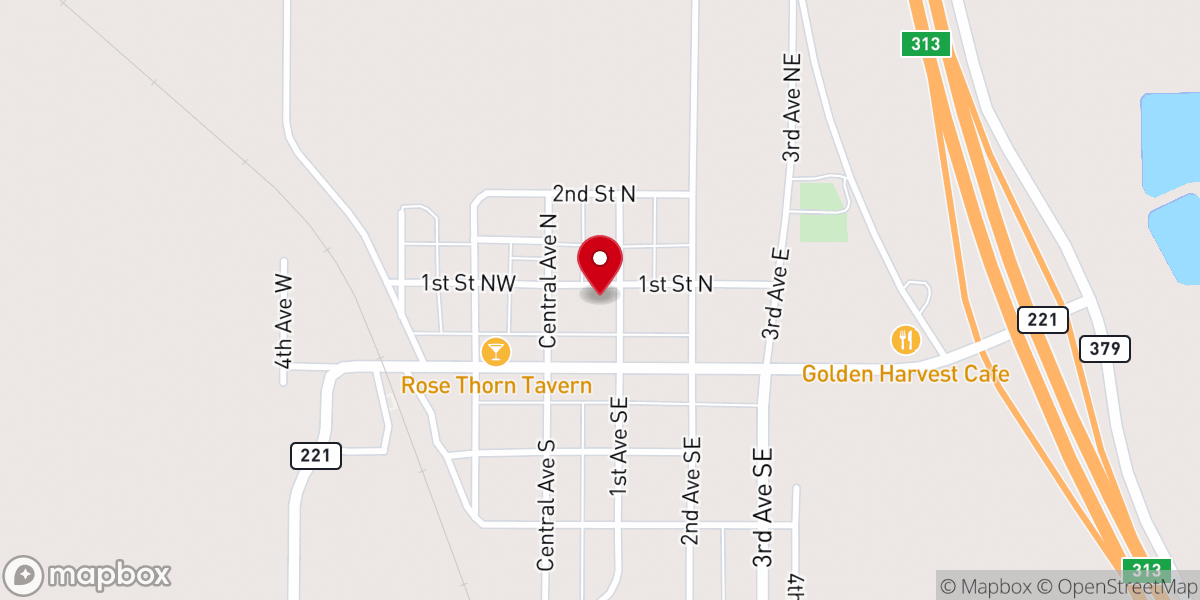 Map showing location of Saint William Catholic Church