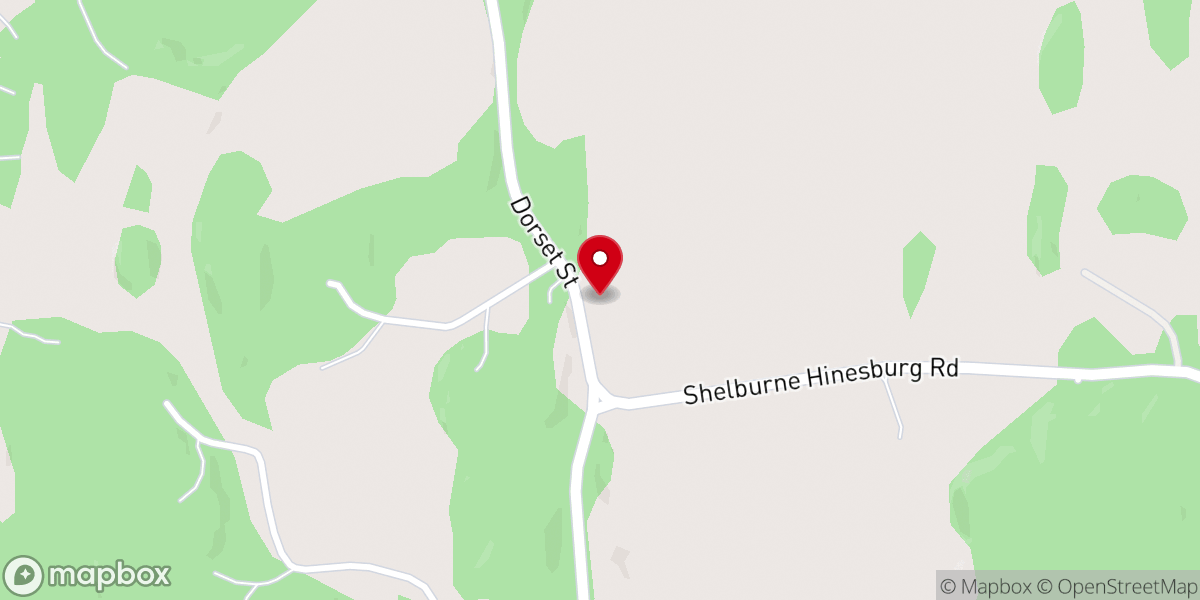 Map showing location of Vermont School of Supernatural Ministry