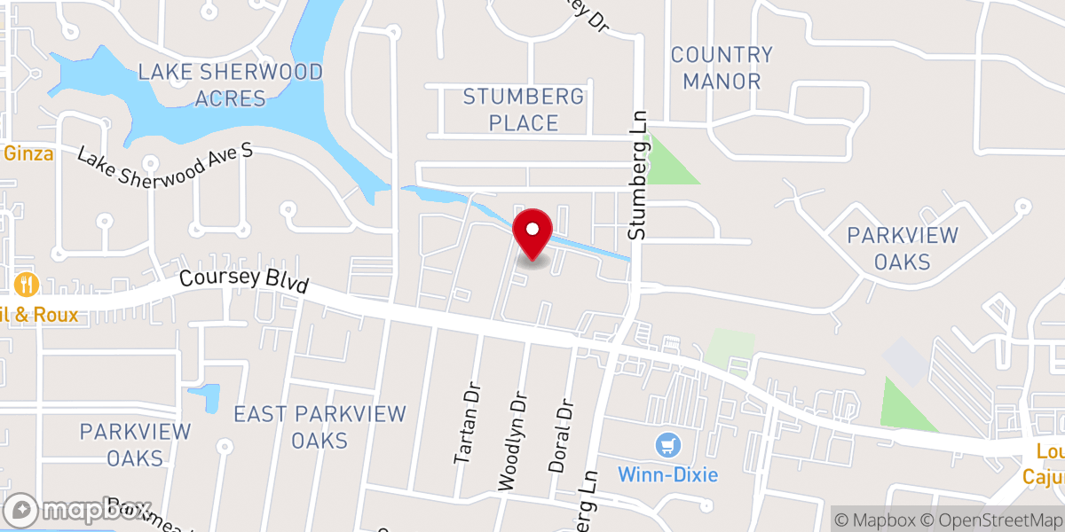 Map showing location of Sherwood Acres