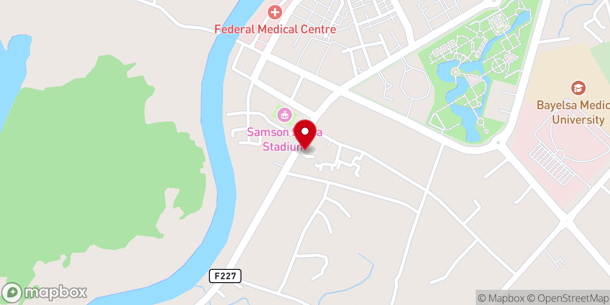Map showing location of First Baptist Church