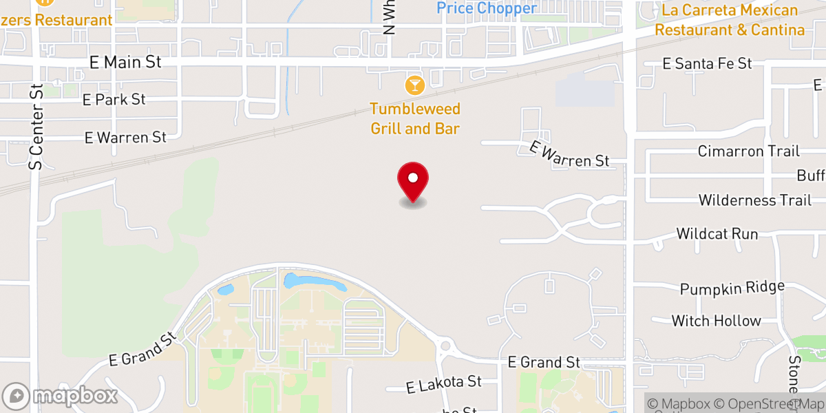 Map showing location of Lifestream Christian Church