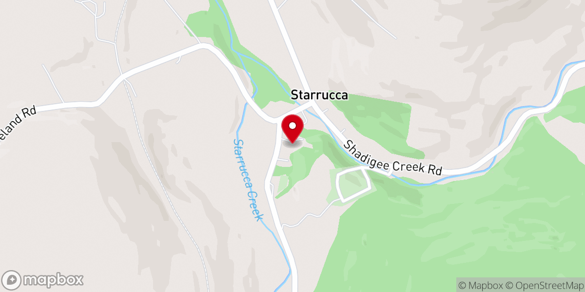 Map showing location of THE FORMER STARRUCCA CONVENT