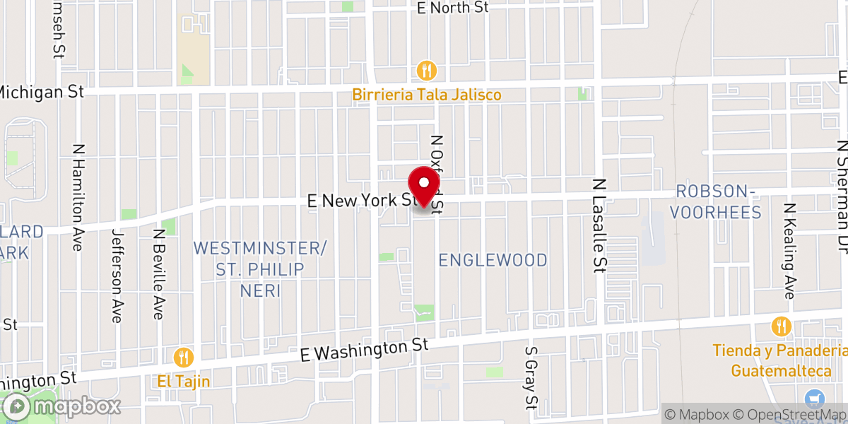 Map showing location of Cornerstone Lutheran Church Indianapolis