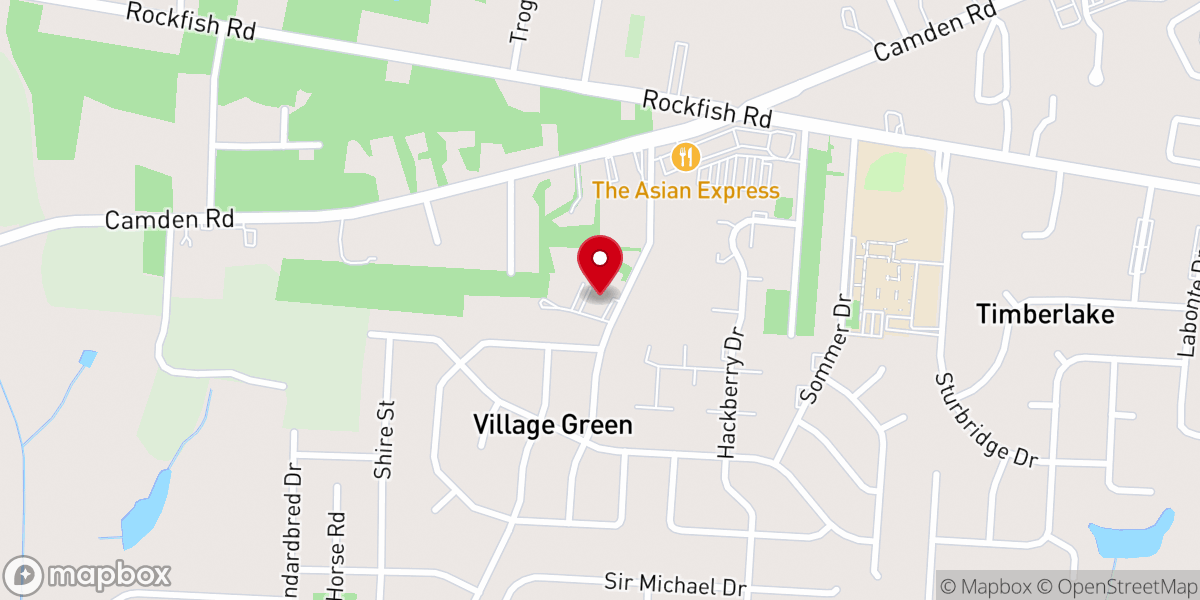 Map showing location of Grace Tabernacle Christian Center