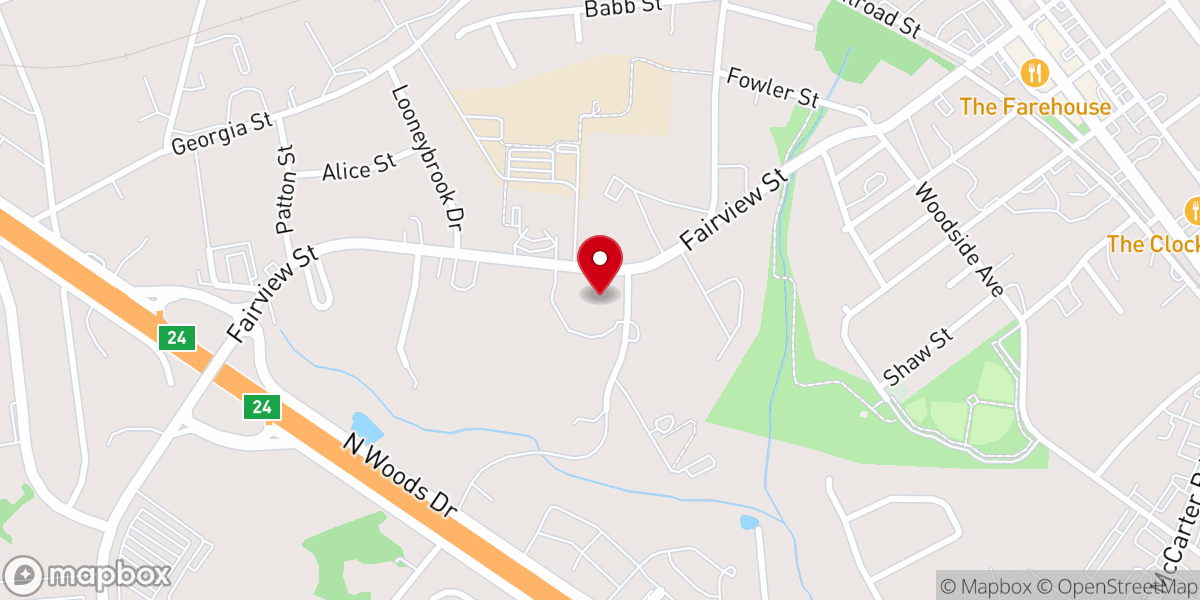 Map showing location of Capstone Church