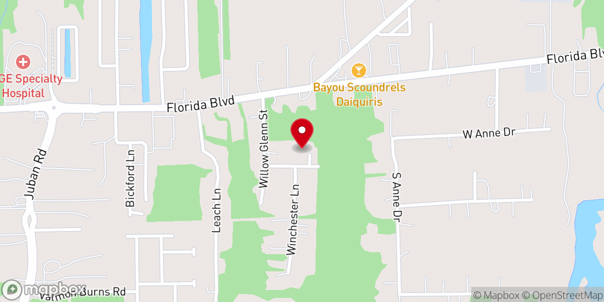 Map showing location of Faith Fellowship Pentecostal Church