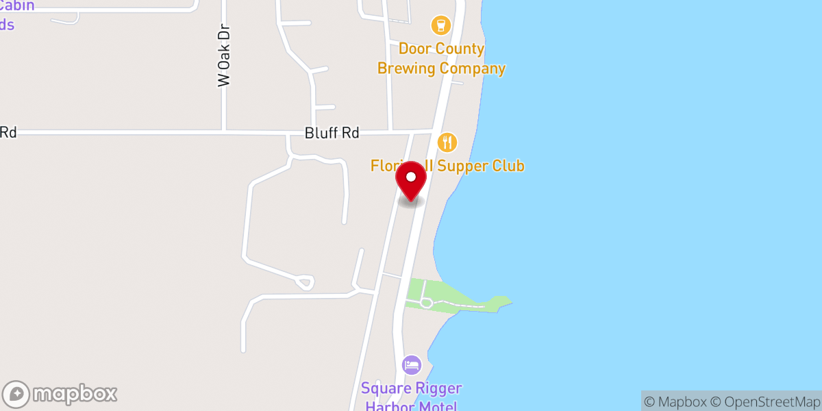 Map showing location of St. Mary of the Lake