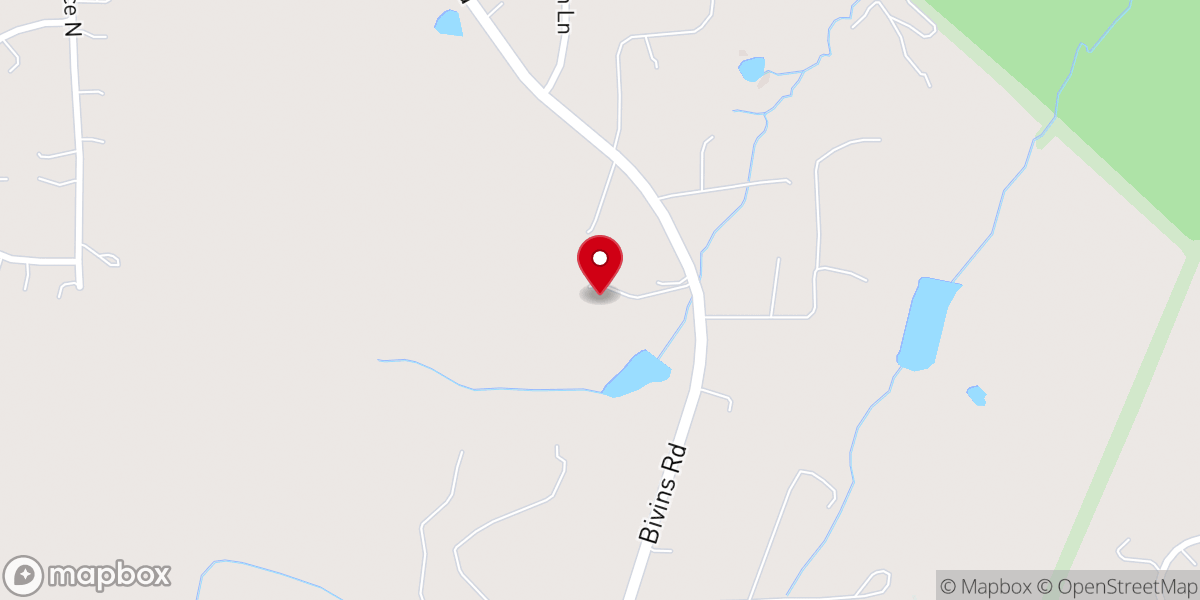 Map showing location of Deliverance Tabernacle