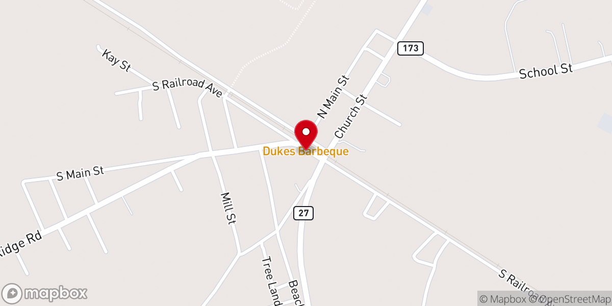 Map showing location of The Rabbit Hole Hair Studio
