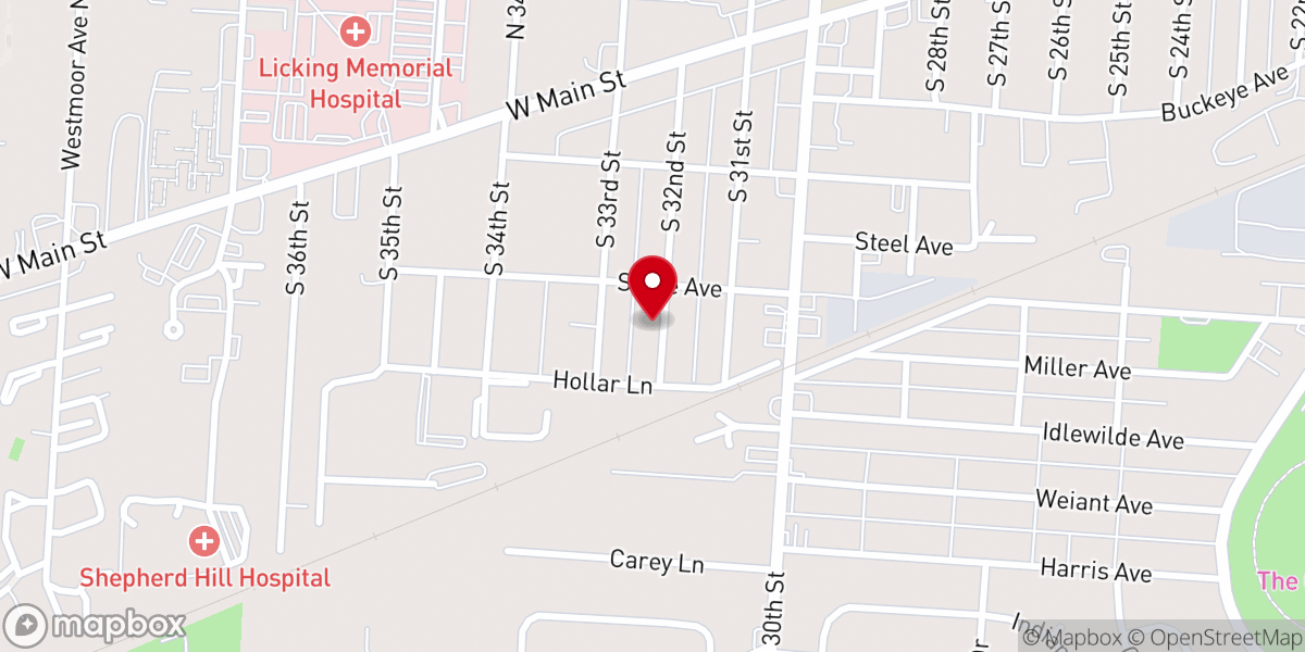 Map showing location of Christian Community Friends Church