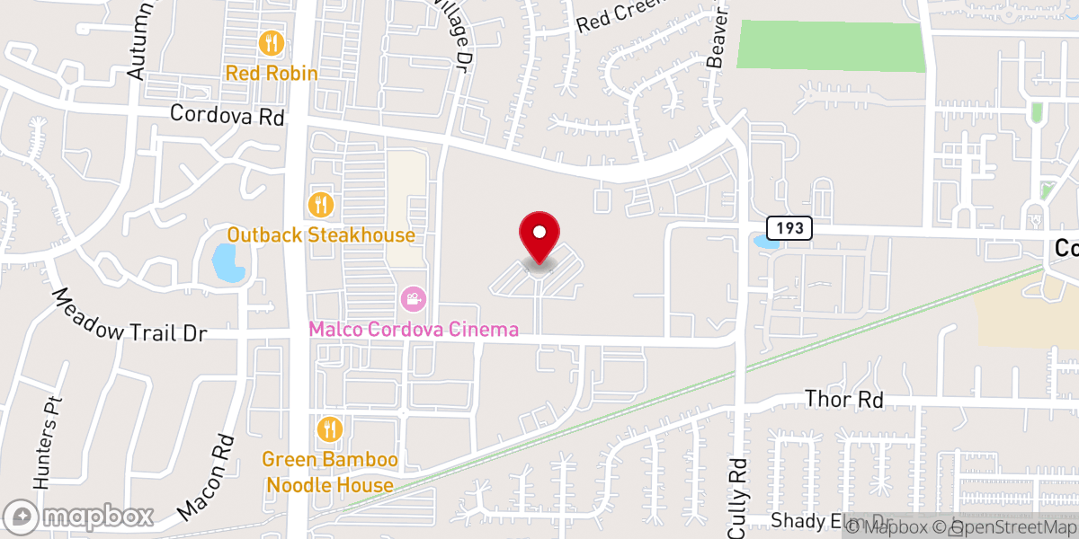 Map showing location of City Church