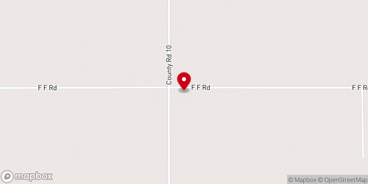 Map showing location of Homeland Mennonite Church
