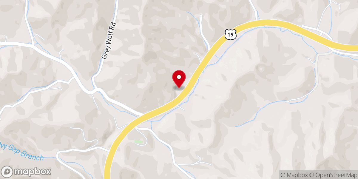 Map showing location of Ivy Gap Church
