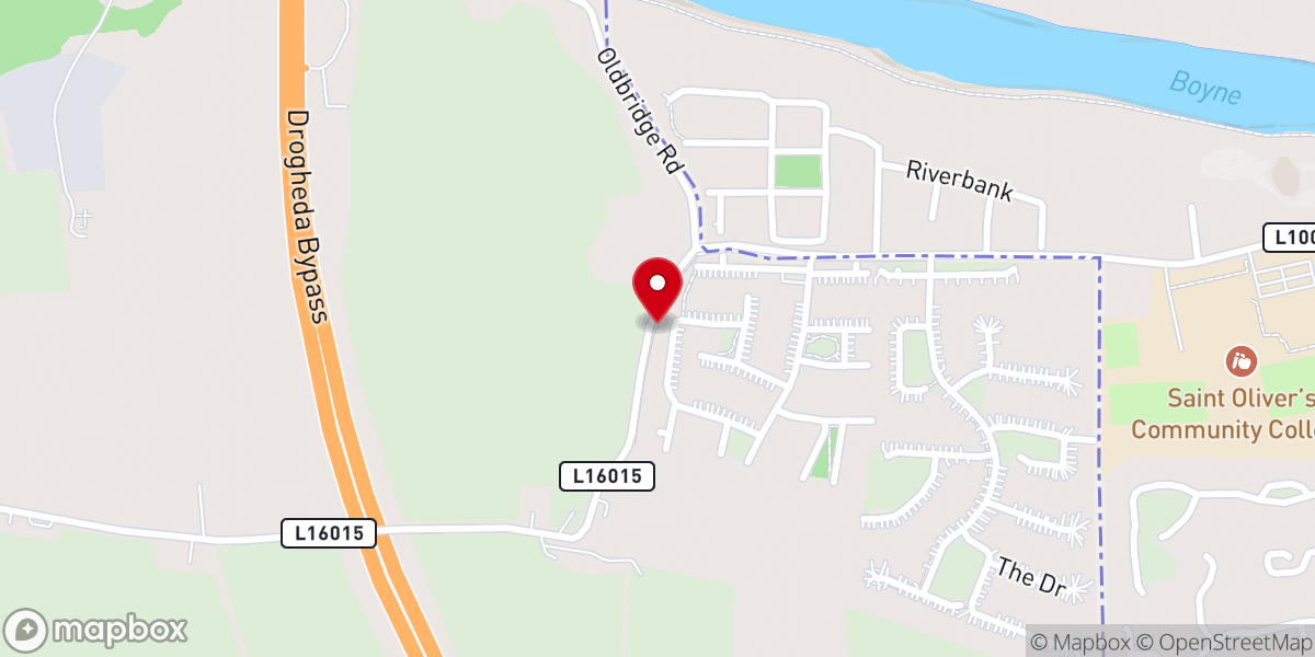 Map showing location of 1 The view,Oldbridge Manor