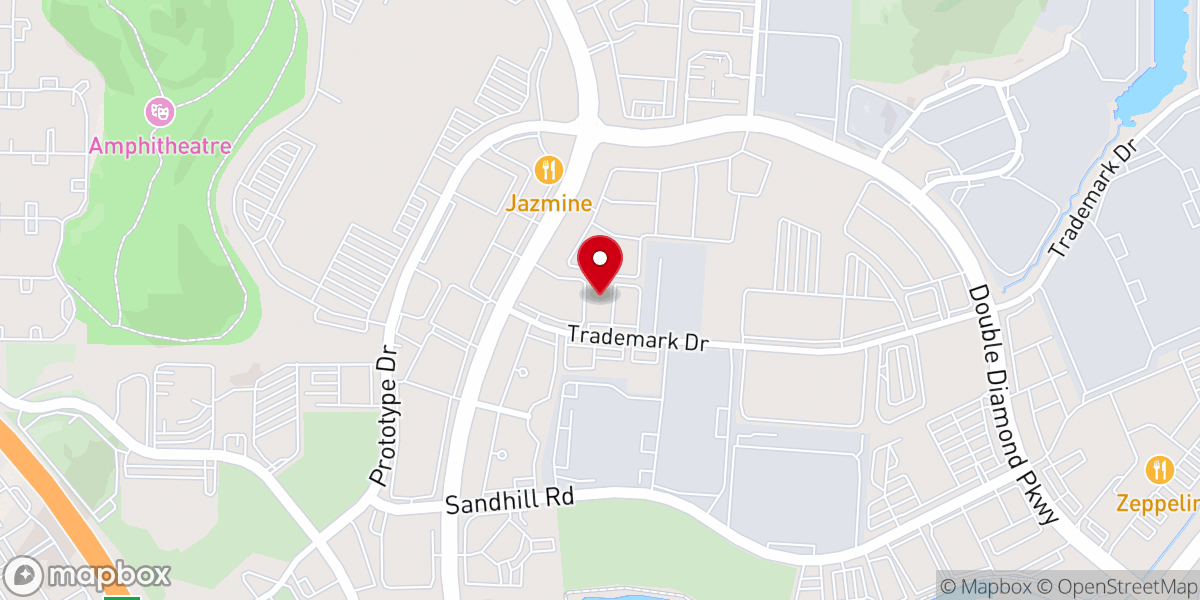 Map showing location of Hope Community Church