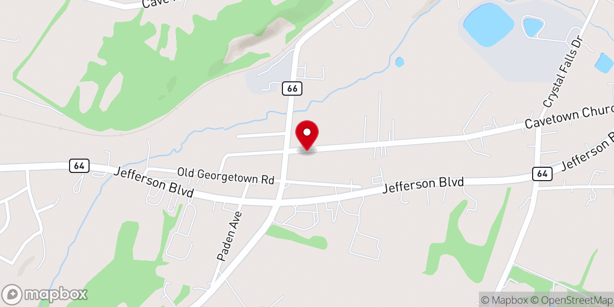 Map showing location of United States Postal Service