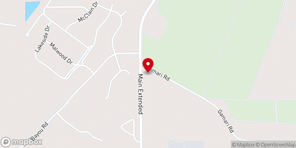 Map showing location of King James Bible Baptist Church