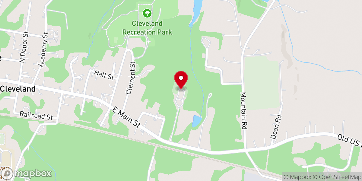 Map showing location of Christ Episcopal Church