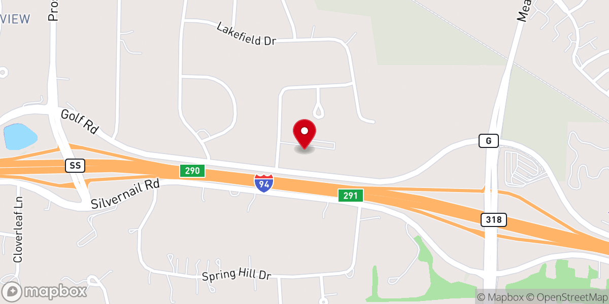 Map showing location of Lakewood