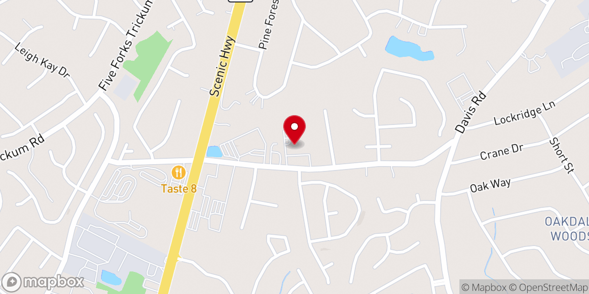 Map showing location of Saint Edward's Episcopal Church